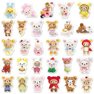 54 Chiếc Dễ Thương Rilakkuma Dán Hoạt Hình Dễ Thương Graffiti Đề Can Cho Trẻ Em Hoạt Hình Trang Trí Miếng Dán DIY