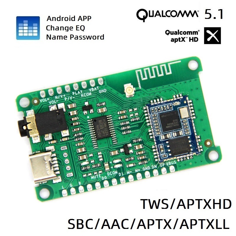 Tên ứng dụng đổi mật khẩu EQ Bluetooth 5.1 Qualcomm QCC3034 lossless ...