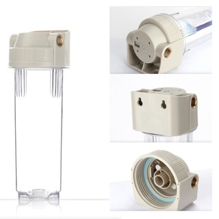 watfac Trong Suốt 33cm Chai Lọc 4 Điểm Lọc Trước PP Cotton Bùn Cát Rỉ Máy Lọc Nước Miệng Đồng Không Treo Tấm Chống Cháy Nổ