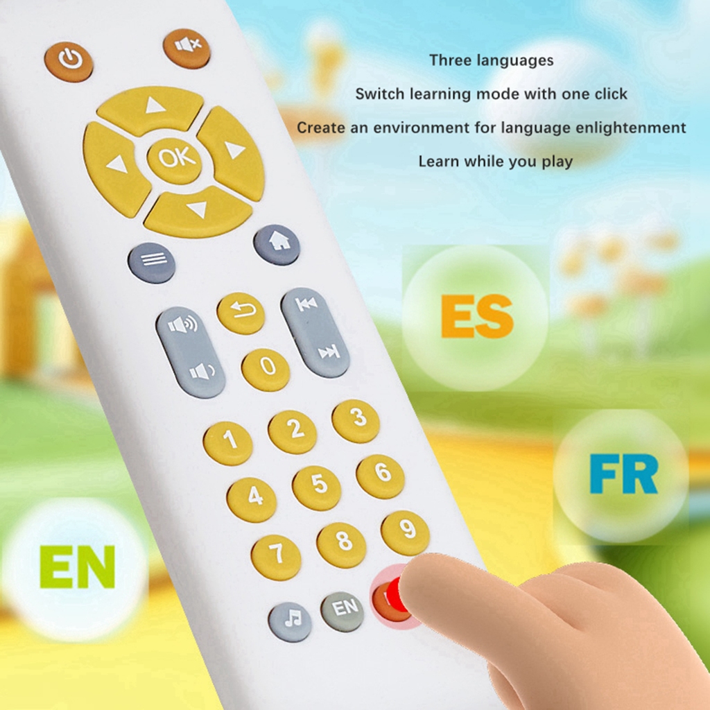 Gamchiano Điện Thoại Giả Vờ Playset Giáo Dục Âm Nhạc TV Bộ Điều Khiển Cho Trẻ 6-12 Tháng Tập Đi Bé Gái Bé Trai Món Quà Tốt Nhất