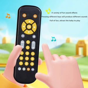 Gamchiano Điện Thoại Giả Vờ Playset Giáo Dục Âm Nhạc TV Bộ Điều Khiển Cho Trẻ 6-12 Tháng Tập Đi Bé Gái Bé Trai Món Quà Tốt Nhất