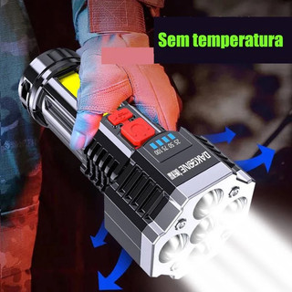 Đèn Pin 4 Lõi Siêu Sáng Đa Năng p1000 led Có Thể Sạc Lại