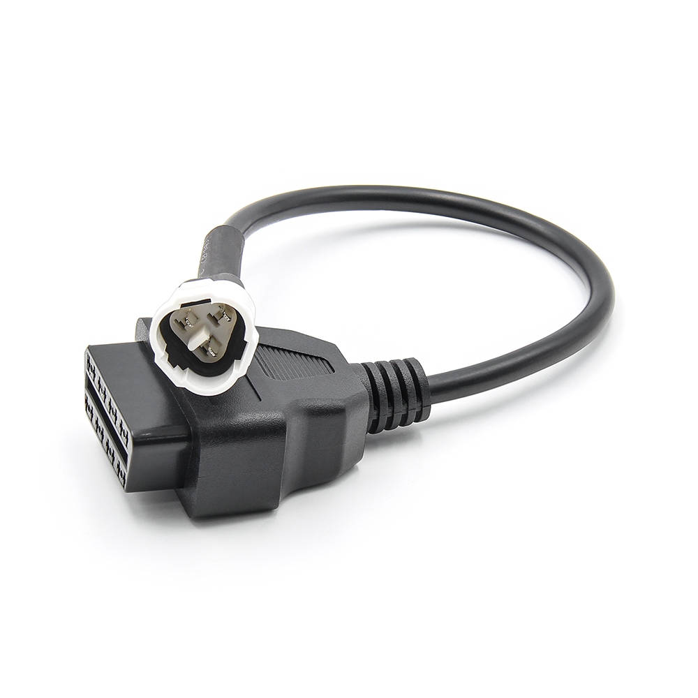 Elm327 OBD2 Máy Quét V1.5 Xe Máy DTC Rõ Ràng Lỗi Mã Cho Yamaha 3 Pin 4 Pin Đến 16 Pin Động Cơ Mở Rộng Dòng Adapter ELM 327 Máy Quét Công Cụ Cho Android