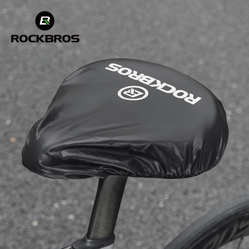 Rockbros Yên Xe Chống Thấm Nước Mưa Bao Da Chống Mưa Co Giãn Di Động Có Thể Gập Lại Bền Ghế Đệm MTB Xe Đạp Đường Bộ Phụ Kiện