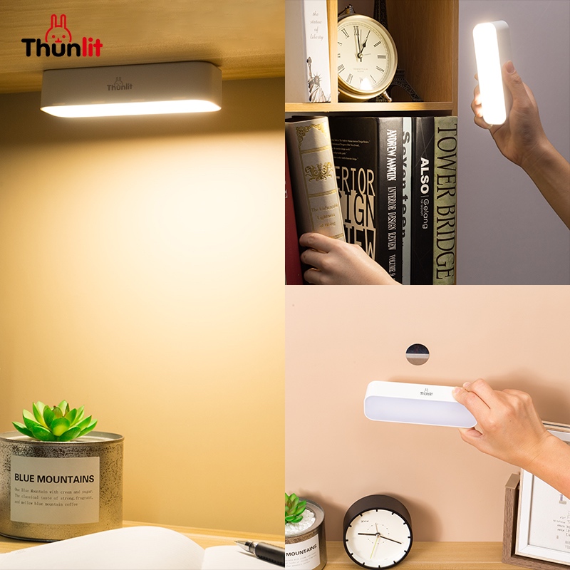 Ảnh Thunlit Đèn đọc sách treo tường mini từ tính sạc USB 1250mAh LED cảm ứng có thể điều chỉnh độ sáng cho sinh viên ký túc xá 3
