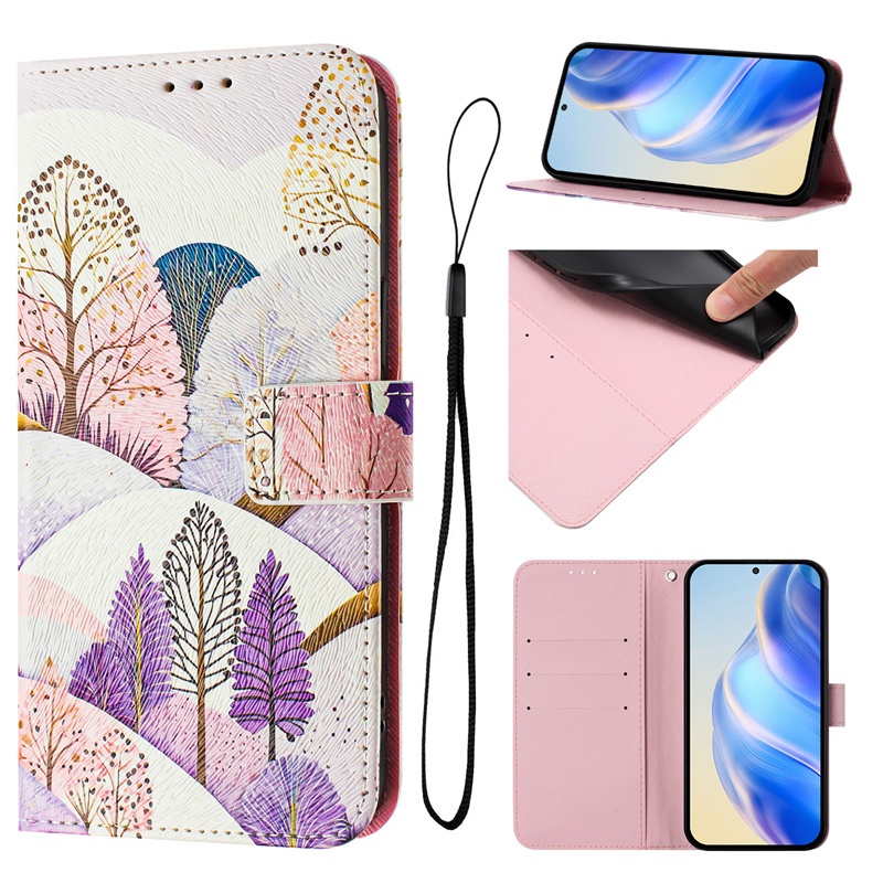 Ốp Lưng Cho Xiaomi Civi 2 Poco F3 11 11T 12 12X 12S 13 13T Ultra Lite Pro Ne 5G Ví Da Flip Casing Phim Hoạt Hình Bảo Vệ Khe Cắm Thẻ Bao