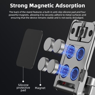 Dành Cho DJI OSMO POCKET4 / 3 Đa Năng Đế Từ Bộ Chuyển Đổi Khung Mở Rộng Lưng Kẹp Phụ Kiện