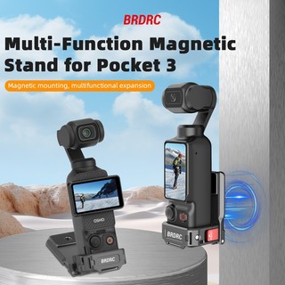 Dành Cho DJI OSMO POCKET4 / 3 Đa Năng Đế Từ Bộ Chuyển Đổi Khung Mở Rộng Lưng Kẹp Phụ Kiện