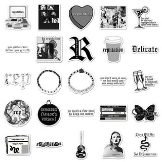Bộ 50 Taylor Swift REPUTATION Sticker Chống Thấm Nước Graffiti Hành Lý Ván Trượt Guitar Ca Sĩ Miếng Dán