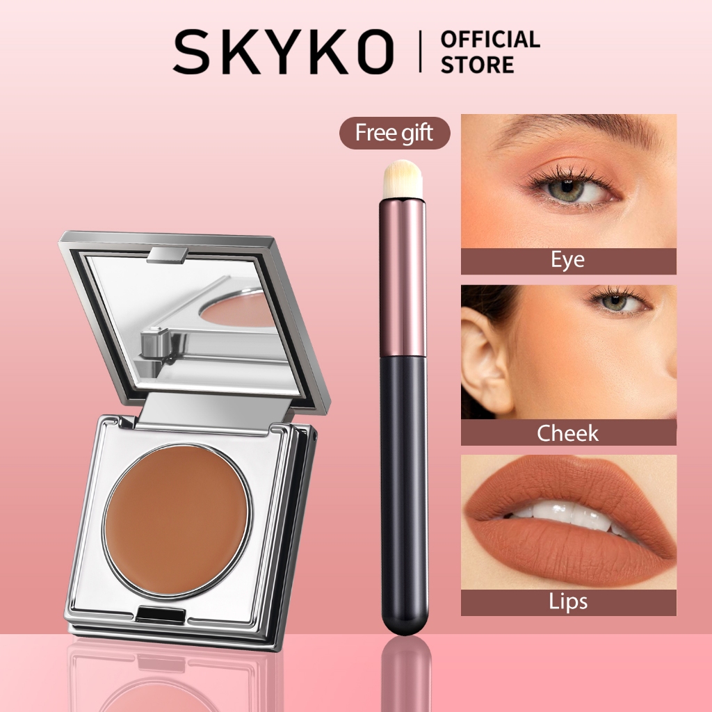 Bộ trang điểm SKYKO Kem dưỡng môi lâu trôi không thấm nước