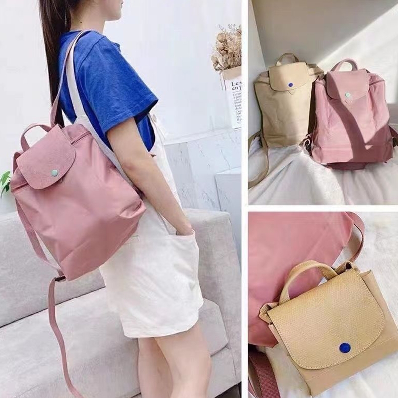 War Horse Màu Mới Nữ Nylon Ba Lô Du Lịch Ba Lô Kỷ Niệm 70 Năm Chống Thấm Nước Gấp Thường Ngày Nhẹ Dermis Túi Sách
