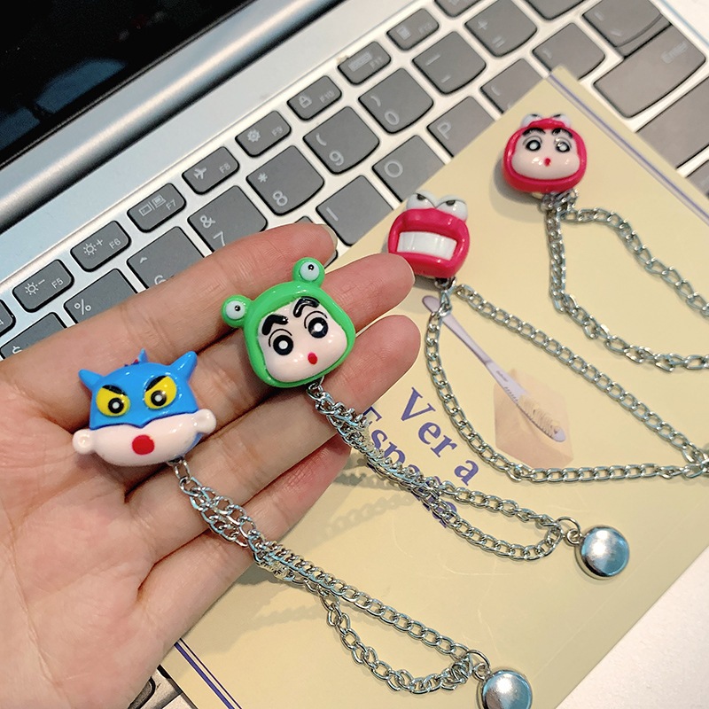 [Yunyuan] Anime Dễ Thương Crayon Shin-suction Quần Ngắn Viền Dụng Cụ May Không May Viền Trên Kéo Dài Và Rút Ngắn Thắt Lưng Có Thể Điều Chỉnh Khóa Từ Tính