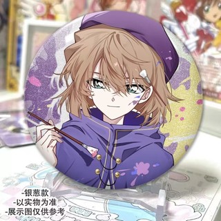 Anime Thám Tử Lừng Danh Conan Anita Hai Huy Hiệu Nút Cài Áo Cosplay Bộ Sưu Tập Đồ Chơi Túi Trang Trí Quà Tặng 58mm