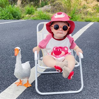 Bé Sơ Sinh Dâu Gấu Mùa Hè Onesie - Áo Liền Quần Ngắn Tay Cho Bé Cho Bé Trai & Bé Gái Body (0-24 Tháng)