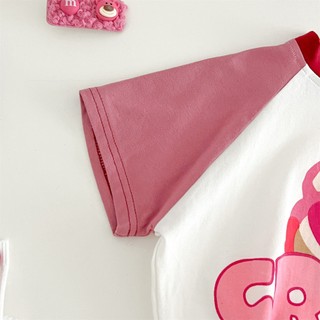 Bé Sơ Sinh Dâu Gấu Mùa Hè Onesie - Áo Liền Quần Ngắn Tay Cho Bé Cho Bé Trai & Bé Gái Body (0-24 Tháng)