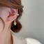 Trái Tim Ngọc Trai - Mặt Dây Chuyền và Vòng Đeo Tai Thanhh lịch