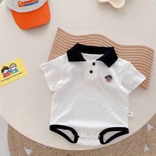 Áo liền quần cho bé sơ sinh sọc mùa hè Onesie - Bộ áo liền quần ngắn tay cho bé trai và bé gái Phù hợp cho trẻ sơ sinh (0-24 tháng)