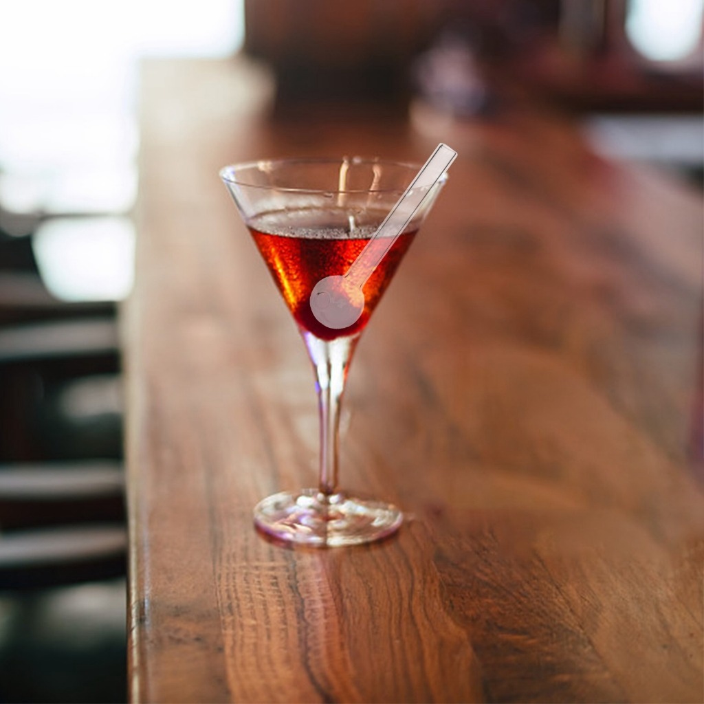 Nhiệt Mới Đầu Tròn Ống Hút Sữa Thủy Tinh Ống Hút Thủy Tinh Borosilicate Cao Cocktail Ống Hút Điểm Hàng
