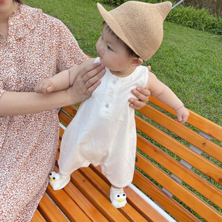 Áo liền quần Onesie Boy Girl in hình cua dễ thương cho bé sơ sinh - Áo liền quần ngắn tay cho bé trai và bé gái Bộ đồ liền quần trẻ sơ sinh (0-24 tháng)