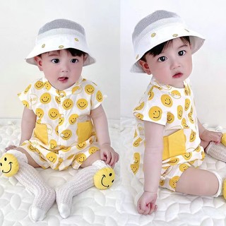 Bộ đồ liền quần trẻ sơ sinh cho bé trai bé gái Bộ áo liền quần mùa hè - Onesie ngắn tay cho bé trai và bé gái (0-24 tháng)