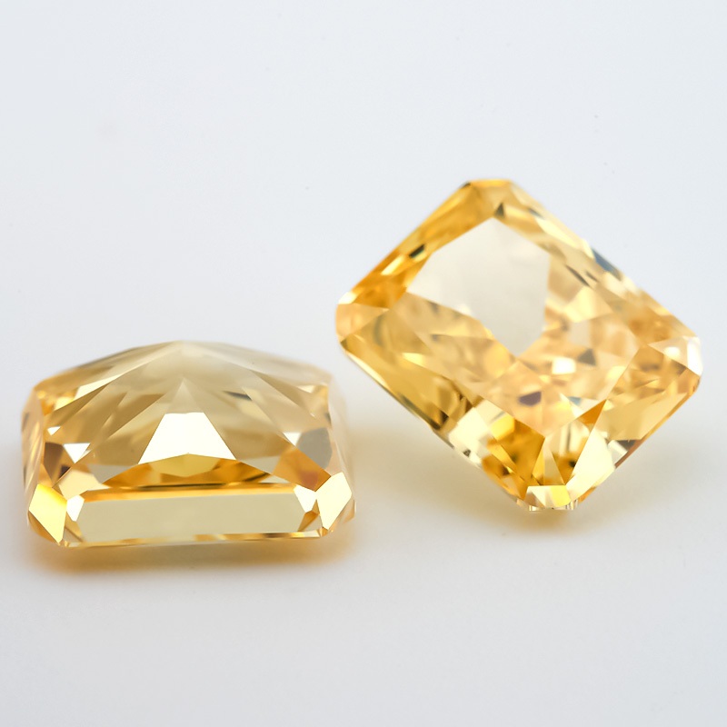 Đá quý tổng hợp Tenangle Radiant 5A CZ kích thước 6x8mm và 7x9mm, phù hợp làm đồ trang sức DIY