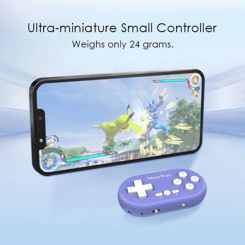Bộ điều khiển trò chơi không dây Mini Maoedge Tay cầm chơi Game Bluetooth cho Nintendo Switch PC PS3 PS4 Android iOS Bộ điều khiển