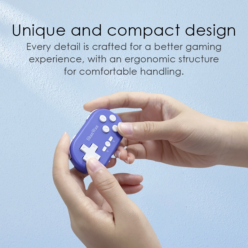 Bộ điều khiển trò chơi không dây Mini Maoedge Tay cầm chơi Game Bluetooth cho Nintendo Switch PC PS3 PS4 Android iOS Bộ điều khiển