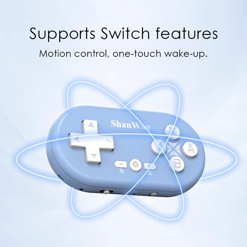 Bộ điều khiển trò chơi không dây Mini Maoedge Tay cầm chơi Game Bluetooth cho Nintendo Switch PC PS3 PS4 Android iOS Bộ điều khiển