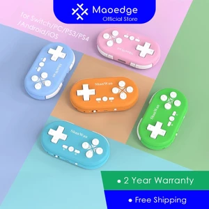 Bộ điều khiển trò chơi không dây Mini Maoedge Tay cầm chơi Game Bluetooth cho Nintendo Switch PC PS3 PS4 Android iOS Bộ điều khiển