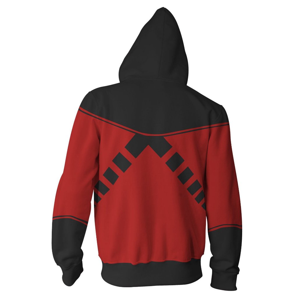 Robin Zipper Áo Hoodie Batman Áo len in kỹ thuật số Áo khoác ngoài unisex