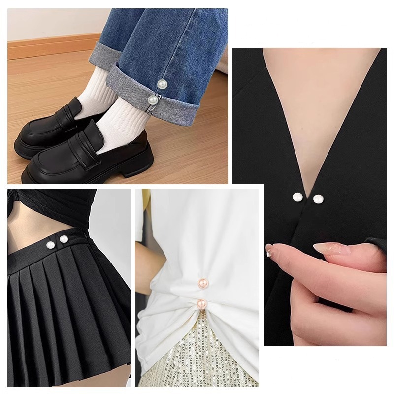 [Yunyuan] 2 Cái / bộ Quần Trâm cài chống lộ Công cụ thắt lưng Cardigan Pin Phụ kiện Váy vải Thắt lưng Phụ kiện trang trí cao cấp và đa năng