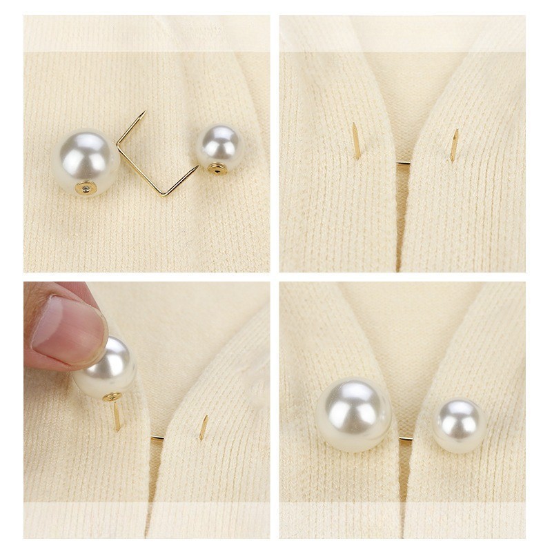 [Yunyuan] 2 Cái / bộ Quần Trâm cài chống lộ Công cụ thắt lưng Cardigan Pin Phụ kiện Váy vải Thắt lưng Phụ kiện trang trí cao cấp và đa năng