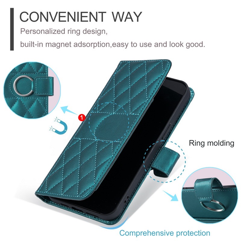 Vỏ Cho Iphone X XS XR 6 6S 7 8 11 Plus Pro Max SE 2 3 2020 2022 Vỏ Ví Lật Sang Trọng Da PU Khe Cắm Thẻ Đứng Có Dây Buộc