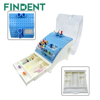 1 Cái Nha Khoa Nhựa Bur Box Odontologia Khối Giữ Hộp Khử Trùng Nồi Hấp Khử Trùng Hộp Đựng Mũi Khoan Tổ Chức