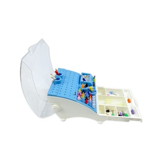 1 Cái Nha Khoa Nhựa Bur Box Odontologia Khối Giữ Hộp Khử Trùng Nồi Hấp Khử Trùng Hộp Đựng Mũi Khoan Tổ Chức