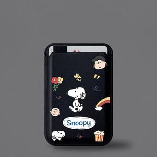 Rainbow Snoopy Họa Tiết Ví Đựng Thẻ Cho iPhone 15pro 15promax 14 14promax 14 Pro 16 16plus 16 Pro Max Bao Da Thẻ