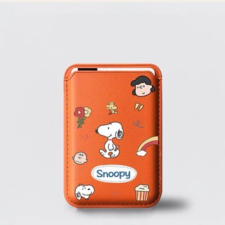 Rainbow Snoopy Họa Tiết Ví Đựng Thẻ Cho iPhone 15pro 15promax 14 14promax 14 Pro 16 16plus 16 Pro Max Bao Da Thẻ