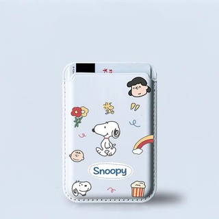 Rainbow Snoopy Họa Tiết Ví Đựng Thẻ Cho iPhone 15pro 15promax 14 14promax 14 Pro 16 16plus 16 Pro Max Bao Da Thẻ