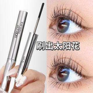 Wodwod Ống Bạc Mascara 2.7g Đầu Bàn Chải Nhỏ 3D Uốn Lông Mi Đen Chống Thấm Nước Kem Mascara Chống lem W1086