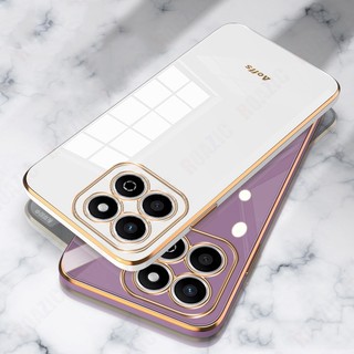 Ốp Điện Thoại Cho Honor X7C Thẳng Mạ Điện Cạnh Vỏ Silicon Mềm Bảo Vệ Toàn Diện Sang Trọng Ốp Lưng SYD01