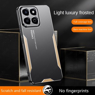 Ốp Điện Thoại Cho Honor X7C Nhôm Kim Loại Vỏ Mờ Ốp Lưng Silicon Edge Full Bảo Vệ Camera Vỏ Điện Thoại SPB03