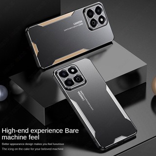 Ốp Điện Thoại Cho Honor X7C Nhôm Kim Loại Vỏ Mờ Ốp Lưng Silicon Edge Full Bảo Vệ Camera Vỏ Điện Thoại SPB03