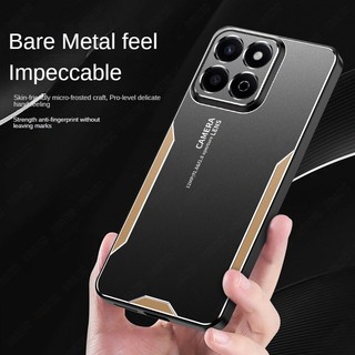 Ốp Điện Thoại Cho Honor X7C Nhôm Kim Loại Vỏ Mờ Ốp Lưng Silicon Edge Full Bảo Vệ Camera Vỏ Điện Thoại SPB03