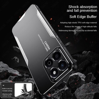 Ốp Điện Thoại Cho Honor X7C Nhôm Kim Loại Vỏ Mờ Ốp Lưng Silicon Edge Full Bảo Vệ Camera Vỏ Điện Thoại SPB03