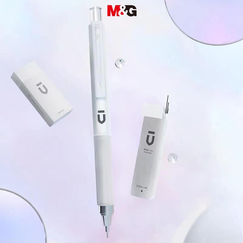M&G Bộ Bút Chì Kim (Bút Chì Bấm + Ruột Chì + Gôm Tẩy)  HB 0.5mm/0.7mm
