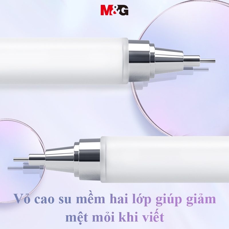 M&G Bộ Bút Chì Kim (Bút Chì Bấm + Ruột Chì + Gôm Tẩy)  HB 0.5mm/0.7mm