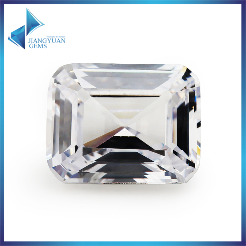 20 Đá cắt trắng hình tam giác cubic zirconia 4x6 ~ 9x11mm chất lượng 5A, phù hợp DIY trang sức