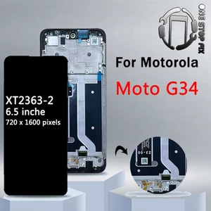 Dành Cho Motorola Moto G34 LCD Với Bộ Số Hóa Toàn Bộ Màn Hình Hiển Thị Điện Thoại Sửa Chữa Màn Hình Linh Kiện Thay Thế