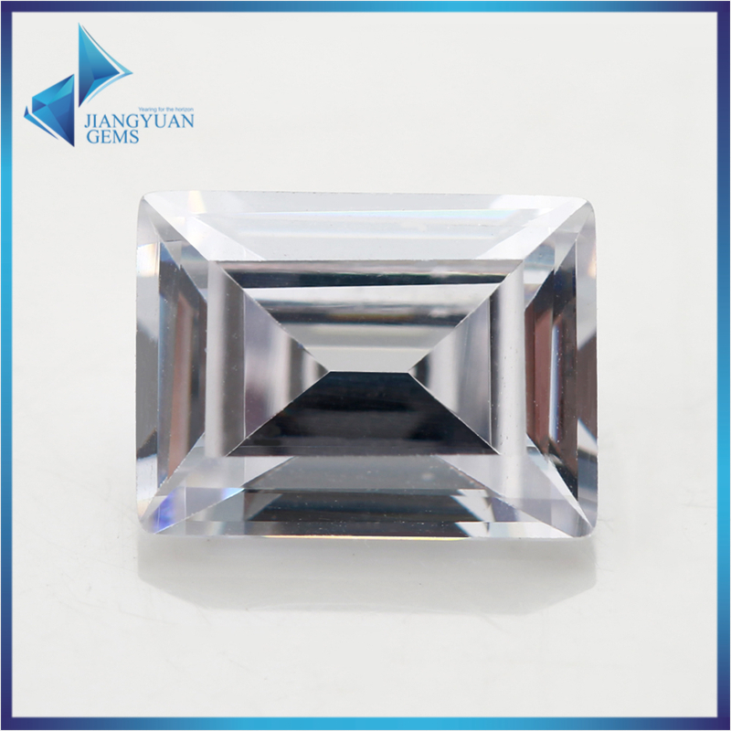 Đá hình chữ nhật baguette CZ kích thước từ 3x5mm đến 7x9mm - 20 viên để làm trang sức