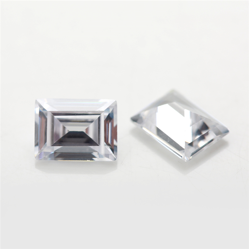 Đá hình chữ nhật baguette CZ kích thước từ 3x5mm đến 7x9mm - 20 viên để làm trang sức